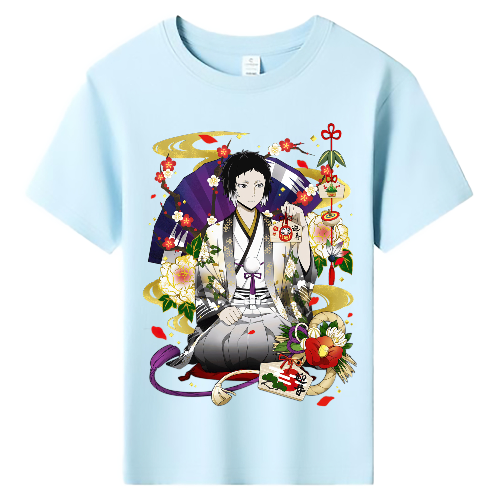 （画像用） 文豪ストレイドッグス Bungo Stray Dogs 綿100％キッズTシャツ（フロントプリント）